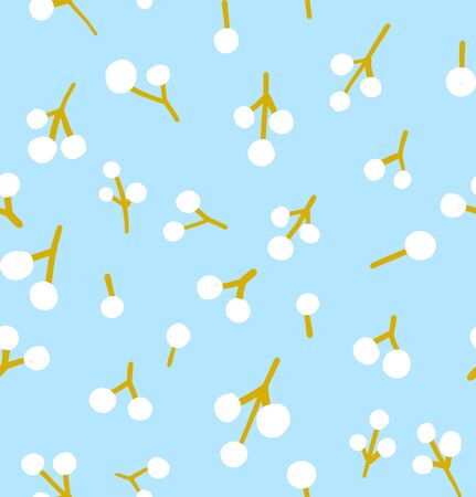 Floral seamless pattern.Seamless pattern can be used for pattern fills, web page background,surface textures. Perfect floral ornament for printing on fabric or paper.のイラスト素材