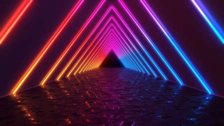 Glowing abstract background. Made with 3d rendering...の写真素材