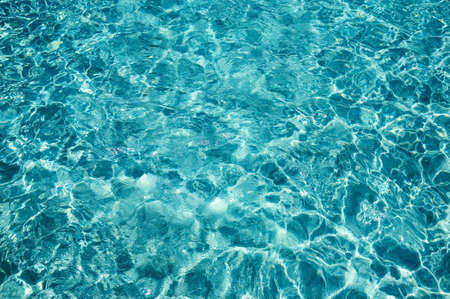 Nice blue water ripples in a sunny day