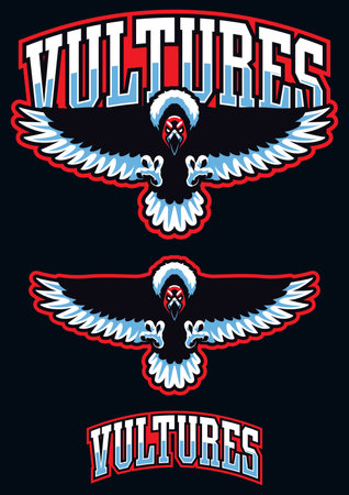 Vultures Team Mascotのイラスト素材