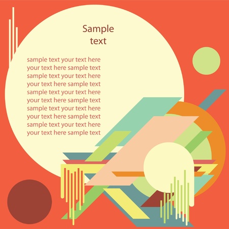 Retro backgroundのイラスト素材