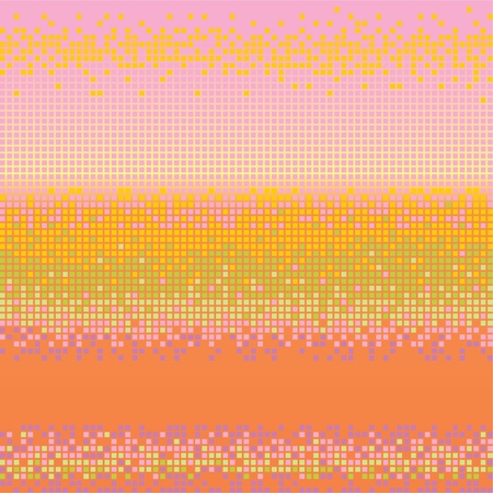 vector abstract square pixel mosaic のイラスト素材