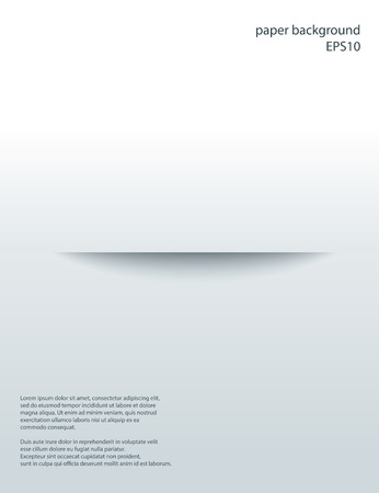 Horizontal Cut in paper with shade. Vector abstract background. 3d incision.のイラスト素材