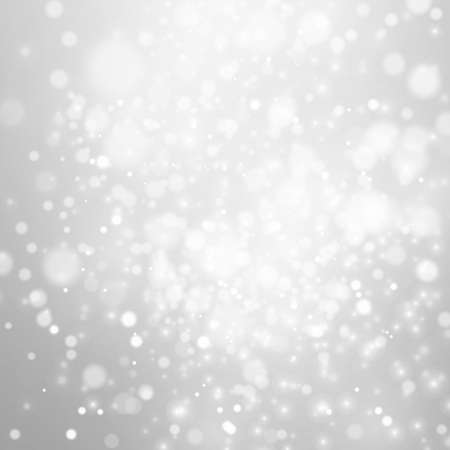 landscape. Cold weather effect. Magic nature fantasy snowfall decoration. Vector illustrationのイラスト素材
