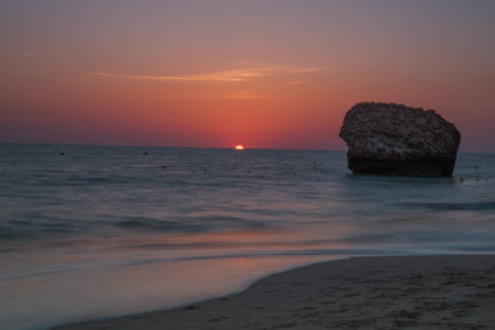 Landscape beach of Castillaの写真素材