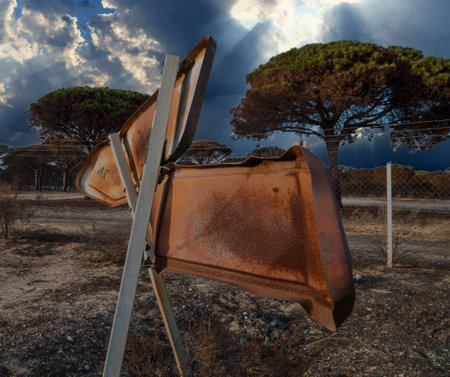 Fire Natural Park Donanaの写真素材