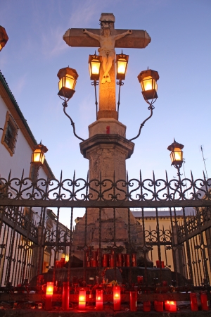 Christ of the Lanterns in Cordoba - Spainの写真素材