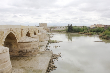 Roman bridge in Cordoba - Spainの写真素材