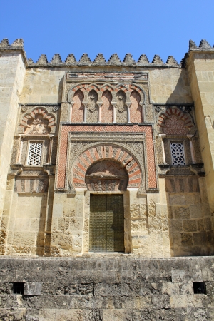 Door of the Mosque in Cordoba - Spainの写真素材