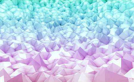 3d illustration - Colorful low poly texture