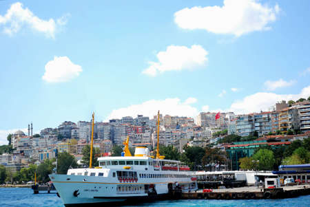 Estambul, crucero en el bósforoのeditorial素材