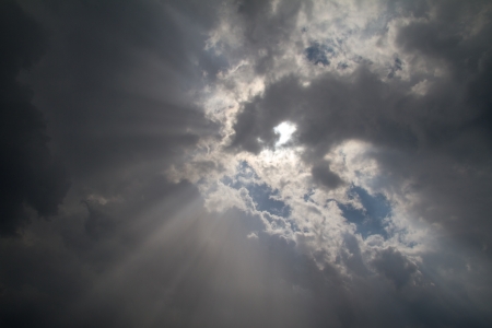Sky after stormの写真素材