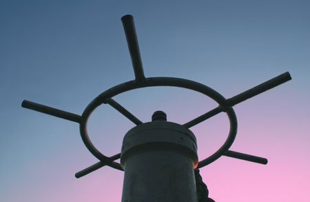 Operating the skyの写真素材