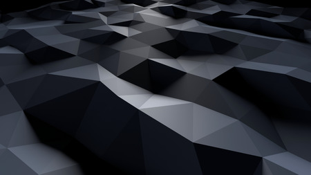 3D processed colorful abstract fractal geometrical backgroundの写真素材