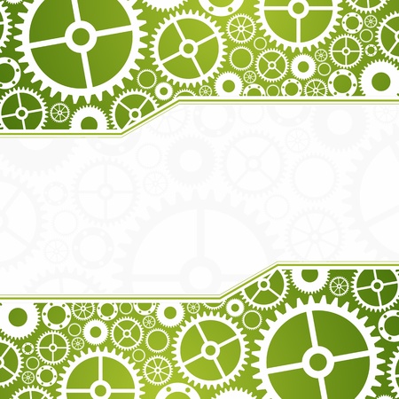 background with gears. Easy editing.のイラスト素材