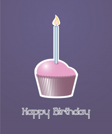 Birthday cakeのイラスト素材