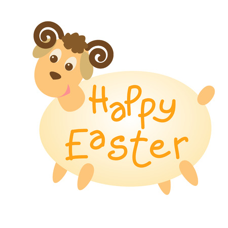 ram easter egg vectorのイラスト素材