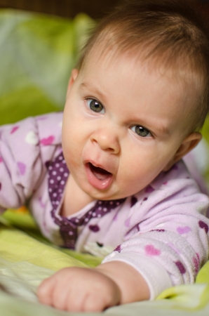 Baby girlの写真素材