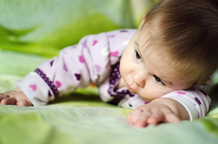 Baby girlの写真素材