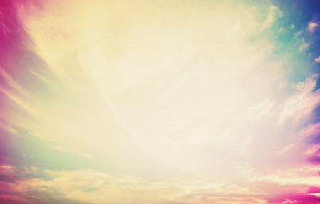 white cloud on blue skyの写真素材