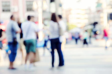 blur abstract people backgroundの写真素材