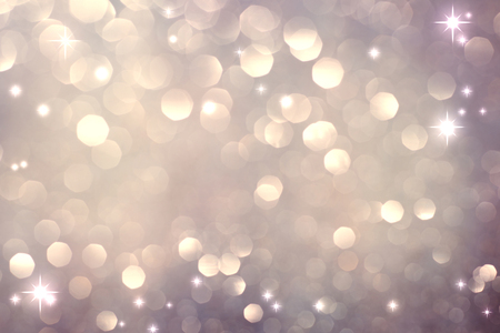 abstract bokeh background, shining lights, holiday sparkling atmosphere, celebration ambientの写真素材