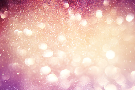 abstract bokeh background, shining lights, holiday sparkling atmosphere, celebration ambientの写真素材