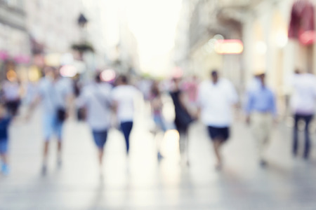 abstract blur people backgroundの写真素材