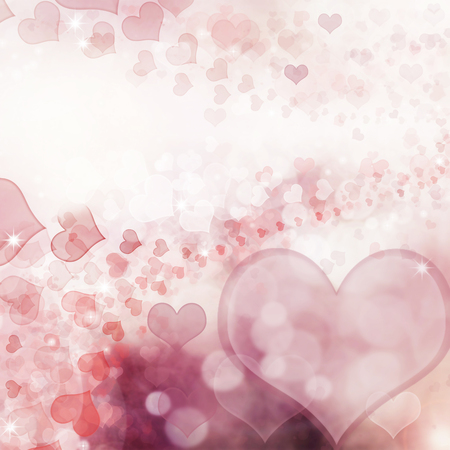 Abstract holiday background, beautiful shinylights, glowing magic bokeh. Valentine's day background.の写真素材