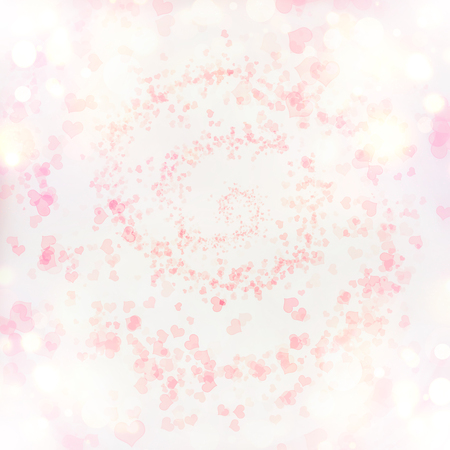 Abstract holiday background, beautiful shinylights, glowing magic bokeh. Valentine's day background.の写真素材