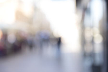blurred background, blur city lightsの写真素材