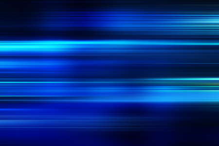 blue technology abstract motion background of speed lightの写真素材