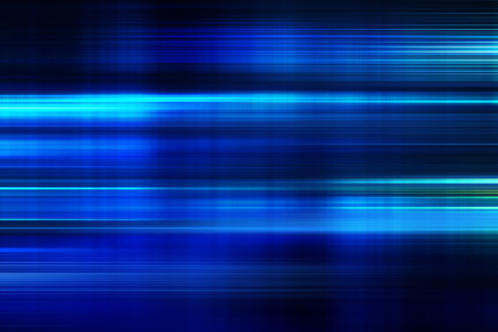 blue technology abstract motion background of speed lightの写真素材