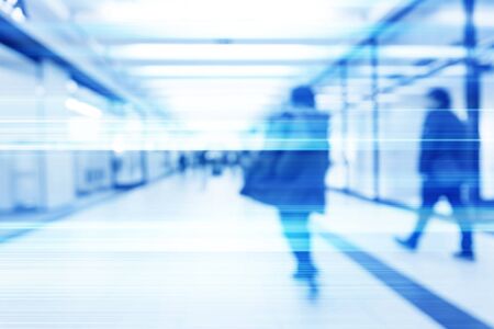 blur abstract people technology backgroundの写真素材
