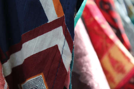 beautiful shades of cotton clothesの写真素材