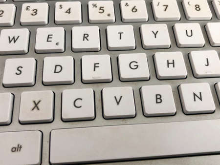 Keyboard alphabets close viewの写真素材