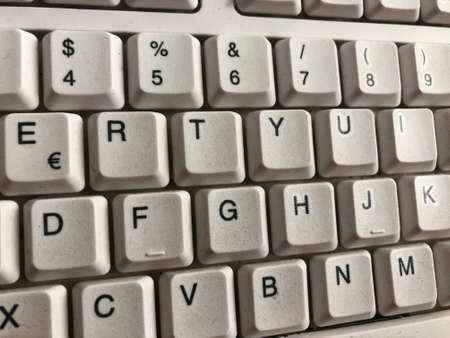 Keyboard alphabets close viewの写真素材