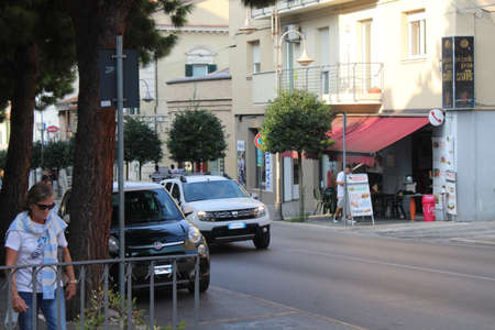 vast city center italy a beautiful city in abruzzo region of italyのeditorial素材