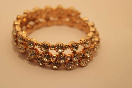 woman jewellery bangle bracelet close viewの写真素材