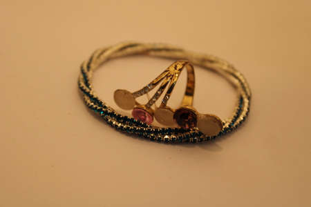 simple bracelet modern design braceletの写真素材