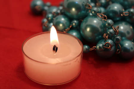 christmas light decoration candles decorationの写真素材
