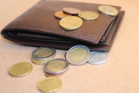 euro coins european union currencyの写真素材