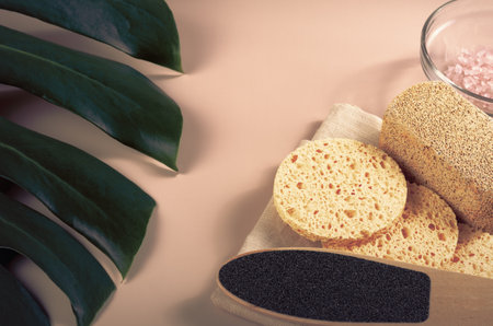 Eco friendly tools for foot and body care.