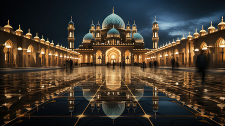 Sharjah grandeur journey. Created with Generative AIの素材