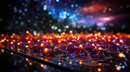 Decentralized web revolution. Created with Generative AI.の素材