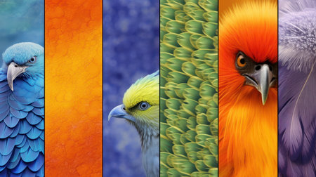A series of variations on the same image, each one showing a different aspect of beauty.の素材