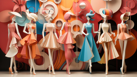 A pastel painting of a Hindu cybergoth dancer on the edge of a cliff.. Created with Generative AI.の素材