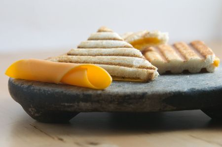 cheese toastの写真素材