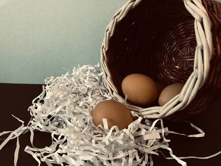 composition of eggs for the Easter holiday