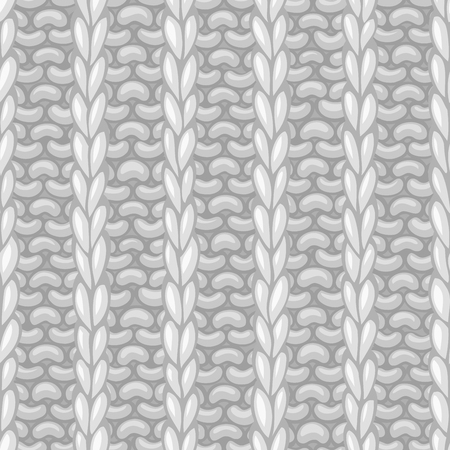 Vector seamless knitting pattern. Rib Stitch 1x1 texture. Vector high detailed stitches. Boundless background can be used for web page backgrounds, wallpapers, wrapping papers, invitations.のイラスト素材